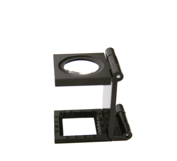 Cuentahilos x10 plegable negro Lindner