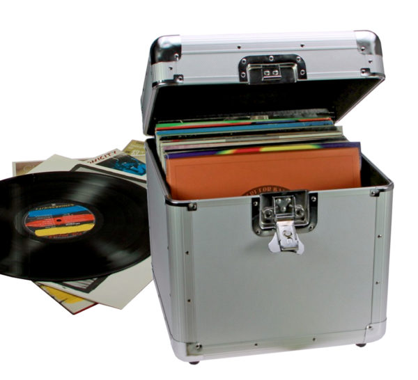 Caja de aluminio extra grande para vinilos