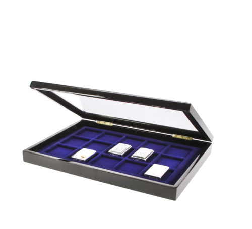 Vitrina de 15 encendedores Zippo
