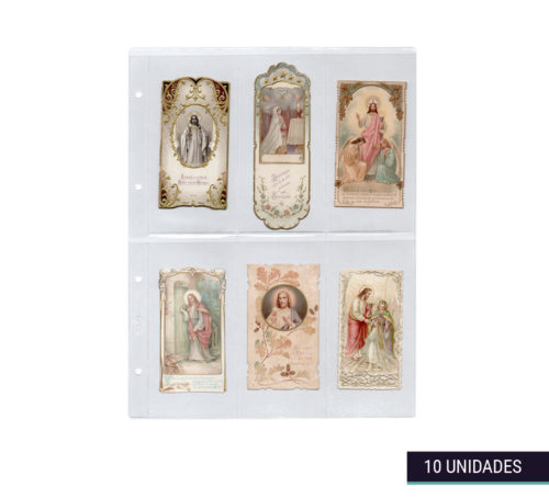 Hojas clasificadoras transparentes 25x32cm 6 departamentos-VS