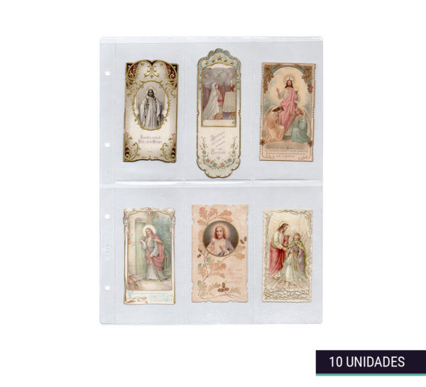 Hojas clasificadoras transparentes 25x32cm 6 departamentos-VS