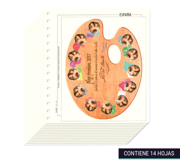 Suplemento hojas Filober España 2017 minipliegos Premium