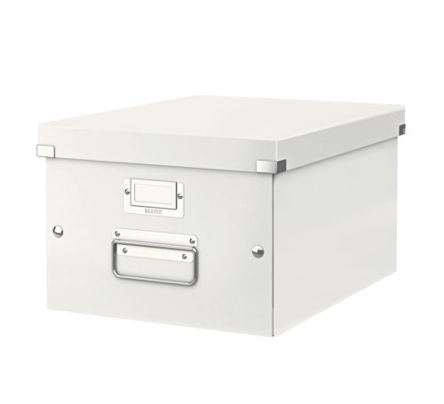 Caja de almacenaje mediana Click Store blanca