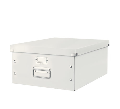 Caja de almacenaje grande Click Store blanca