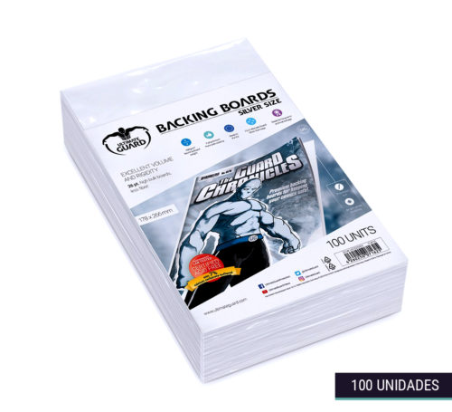 Backing Boards Comic Silver Size 178x266mm