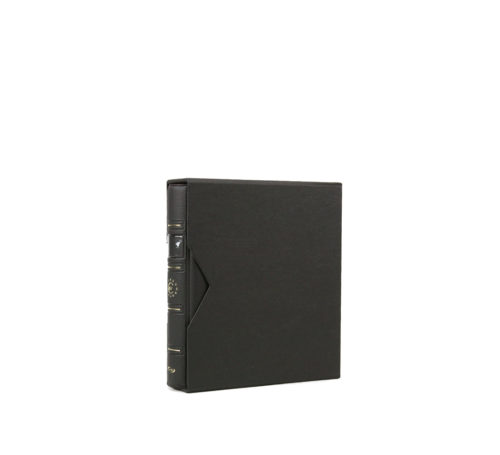 Álbum negro acolchado para la colección de monedas euro
