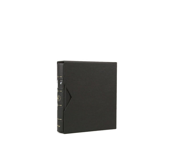 Álbum negro acolchado para la colección de monedas euro