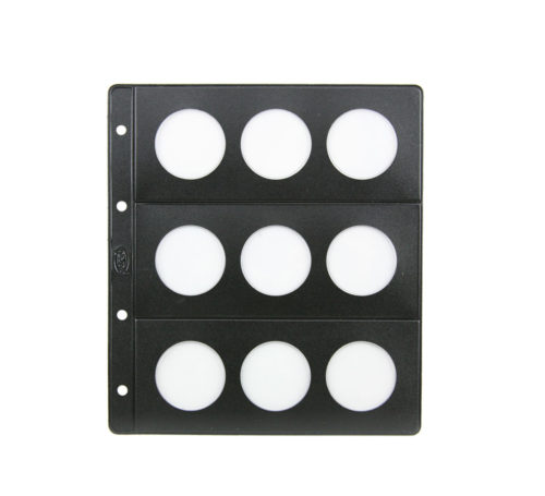 Hoja Pardo claraboya para monedas 42 mm
