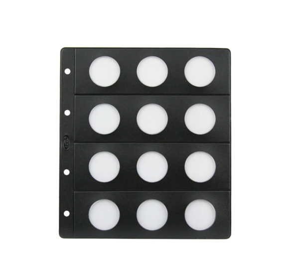 Hoja Pardo claraboya para monedas 33 mm