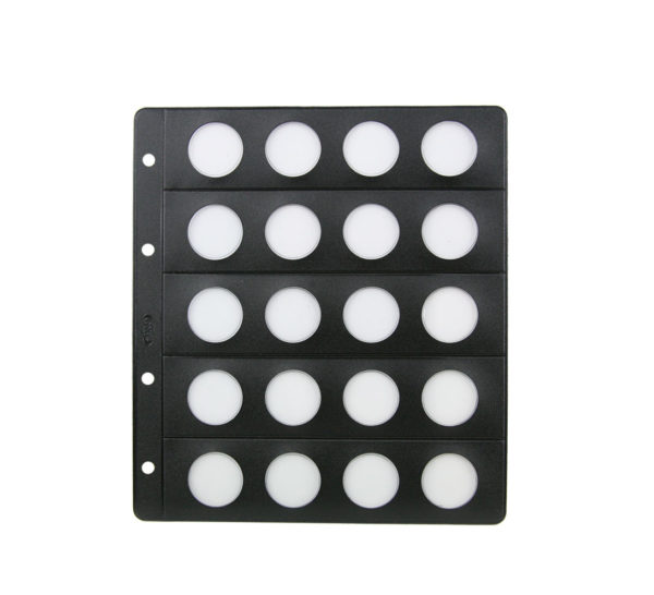 Hoja Pardo claraboya para monedas 26 mm