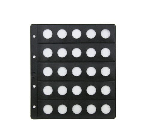 Hoja Pardo claraboya para monedas 21 mm