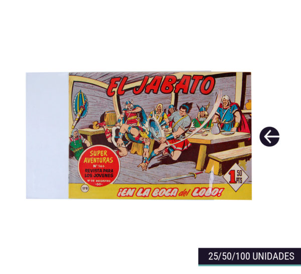 Fundas protectoras tamaño cómic horizontal 17x25cm