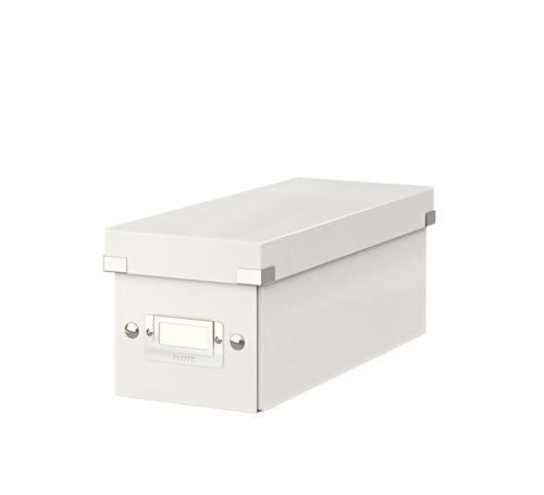 Caja para guardar CDs Click Store blanca