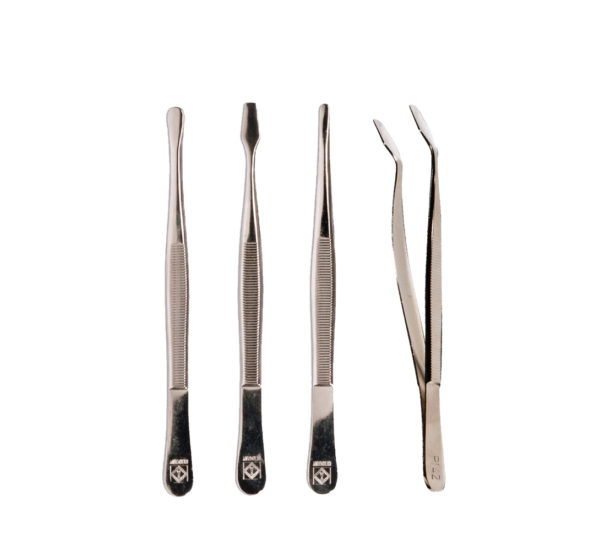 Pinzas Luxus de 12cm con estuche semi regido