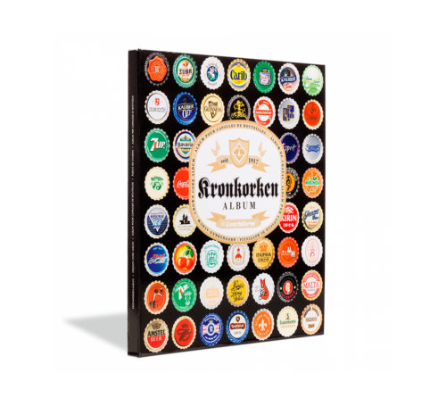 Álbum Presso para 64 chapas de botella de la marca Leuchtturm