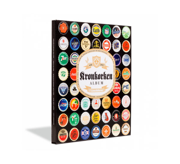 Álbum Presso para 64 chapas de botella de la marca Leuchtturm